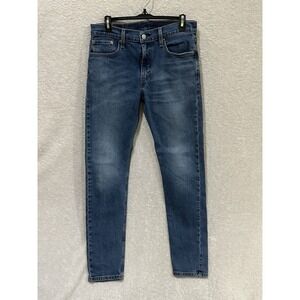 Levis 512 Slim Taper Jeans Mens 30x34* Dark Wash Blue Denim Cowboy Country